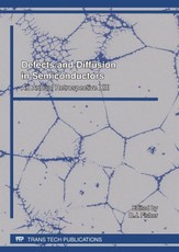 Defects and Diffusion in Semiconductors XIII