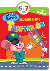 Peliuko Simo saugaus eismo taisyklės (su lipdukais)