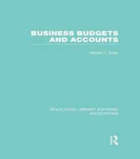 Business Budgets and Accounts (RLE Accounting)
