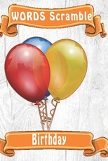 word scramble Birthday