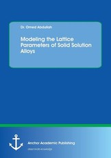 Modeling the Lattice Parameters of Solid Solution Alloys