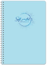 Sąsiuvinis su spirale A5 60lap 70g linija SOFT PASTEL