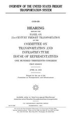 Overview of the United States freight transportation system