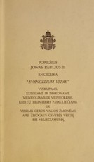 Enciklika „Evangelium Vitae“