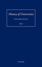 History of Universities: Volume XXXV / 1