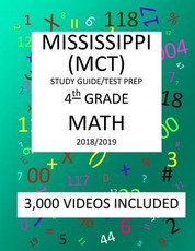 4th Grade MISSISSIPPI MCT TEST, 2019 MATH, Test Prep