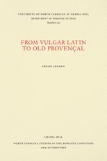From Vulgar Latin to Old ProvenÃ§al