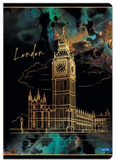 Sąsiuvinis A5 52lap 80g linija GOLD CITY