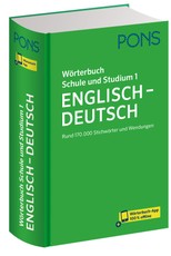 PONS Wörterbuch Schule und Studium Englisch - Deutsch, Band 1
