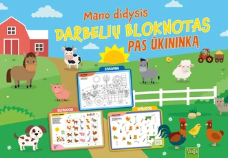 Mano didysis darbelių bloknotas. Pas ūkininką