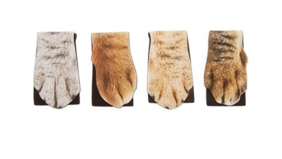 Magnetiniai knygos skirtukai „Cat Paw“, 4vnt.