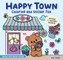 Happy Town Coloring and Sticker Fun