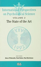 International Perspectives On Psychological Science, II: The State of the Art