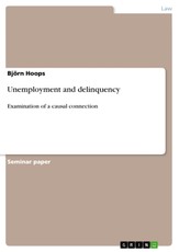 Hoops, B: Unemployment and delinquency