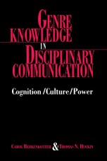 Genre Knowledge in Disciplinary Communication