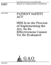 Patient Safety Act