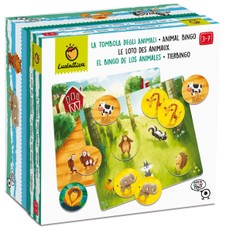 Stalo žaidimas LUDATTICA „Gyvūnų bingo“ 2in1, nuo 3 m.
