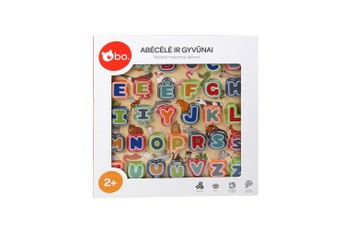 bo. Dėlionė „Abėcėlė ir gyvūnai“, lietuvių k.