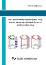 Flow control of thermal convection using thermo electro hydrodynamic forces in a cylindrical annulus