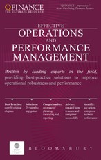 Effective Operations and Performance Management