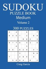 300 Medium Sudoku Puzzle Book
