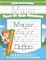 Major Letter Tracing for Kids Trace my Name Workbook