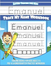 Emanuel Letter Tracing for Kids Trace my Name Workbook