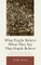 What People Believe When They Say That People Believe
