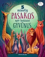 5 minučių pasakos apie laukinius gyvūnus (knyga su defektais)