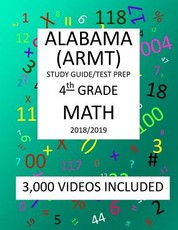 4th Grade ALABAMA ARMT, 2019 MATH, Test Prep
