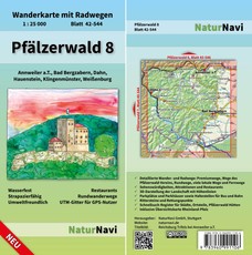 Pfälzerwald 8. Blatt 42-544, 1 : 25 000
