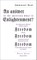 Great Ideas an Answer to the Question: What Is Enlightenment?