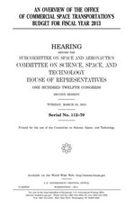 An overview of the Office of Commercial Space Transportation's budget for fiscal year 2013