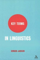 Key Terms in Linguistics