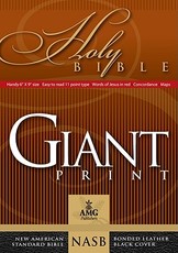 Giant Print Bible-NASB-Handy-Size