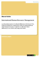 International Human Resource Management