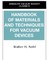 Handbook of Materials and Techniques for Vacuum Devices