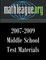 Middle School Test Materials 2007-2009