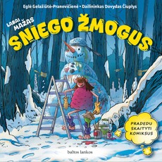 Labai mažas sniego žmogus