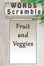 word scramble Fruit and Veggies games brain