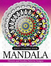 Adult coloring Book Mandala