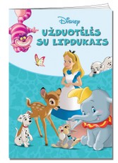 Disney. Užduotėlės su lipdukais (knyga su defektais)
