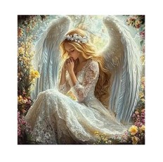 Deimantų mozaika - Moterų angelas sode