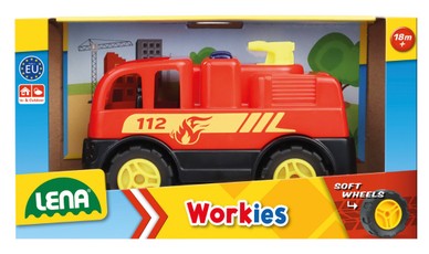 Workies žaislinė gaisrinė mašina 12 cm, dėžutėje