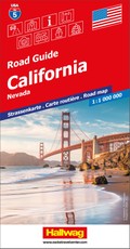 Hallwag Strassenkarte USA, California 1:1 Mio.