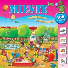 Mieste. Žodžių knyga su atvartėliais