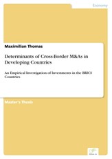 Determinants of Cross-Border M&As in Developing Countries