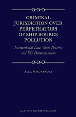 Criminal Jurisdiction Over Perpetrators of Ship-Source Pollution