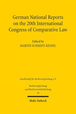 German National Reports on the 20th International Congress of Comparative Law