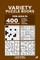Variety Puzzle Books for Adults - 400 Easy to Normal Puzzles 9x9